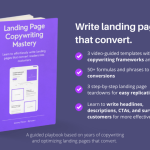[Get] Jeremy Moser – Landing Page Copywriting Mastery Download
