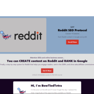 [Get] BowTiedTetra – Reddit SEO Protocol – Rank Reddit Download
