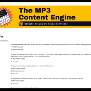 [Get] Erica Schneider – The MP3 Content Engine Download