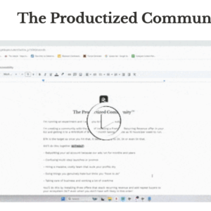 [Get] Zac Hansen – The Productized Community Download