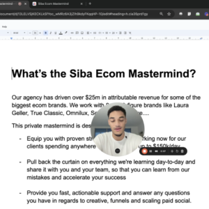 [Get] Salif Sibane – Siba Ecom Mastermind (9-Figure Ecom Creatives & Funnels Mastermind) Download